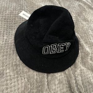 obey corduroy bucket hat